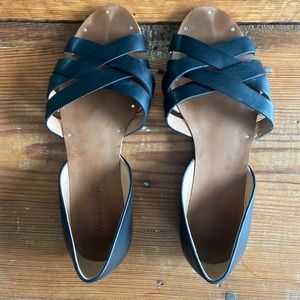 Madewell Black Strappy Sandal